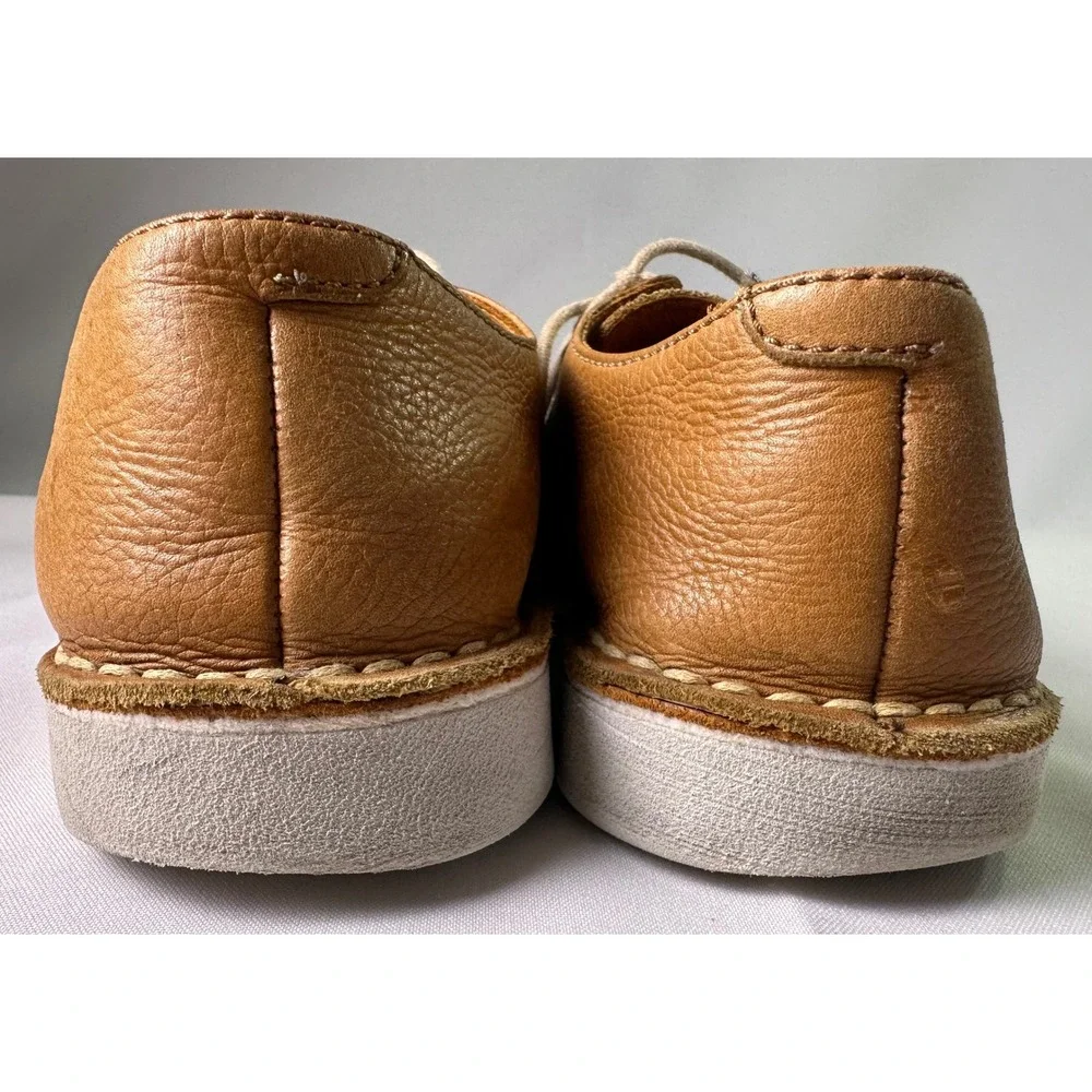 RARE Tommy Bahama Gilford Mens 9M Brown Leather Casual Derby Oxfords Brazil Shoe